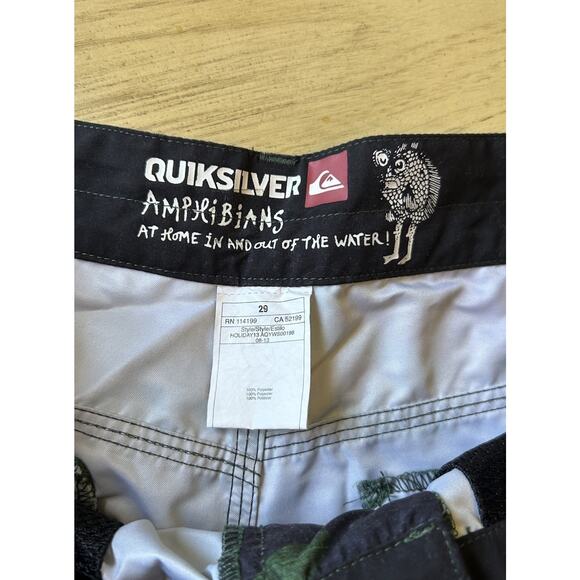 Quiksilver Amphibian Camo Shorts Men’s Size 29 Hybrid Board Surf Swim Trunks - Picture 3 of 9